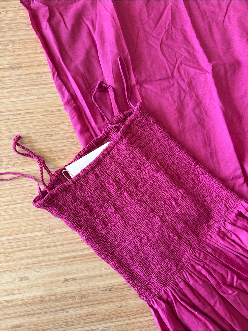 Faithfull the Brand Phoebe Maxi Dress in Cerise - Picture 8 of 12